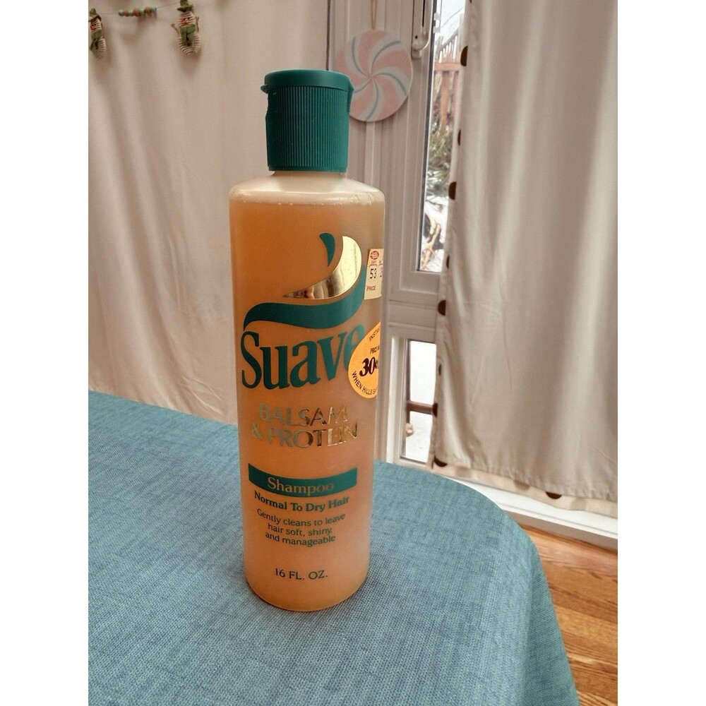 VINTAGE Suave Balsam Protein Shampoo 16 fl oz  Normal To Dry Hair (RETIRED)